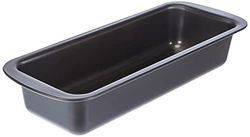 Guardini, Gardénia, molde para Plumcake, 30 x 11 cm. Material: Aço com revestimento anti-aderente, cor preta.