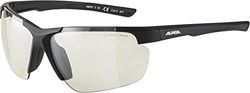 ALPINA Unisex - Dorośli, DEFEY HR Okulary sportowe, black matt/clear, One Size
