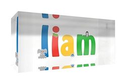 Little helper herinnering deco acryl transparant gepolijst als diamantstijl illustratief bont met de naam de jeune jongens liam 5 x 21 x 2 cm Grand