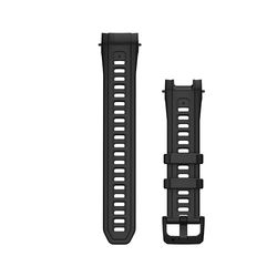 Garmin Instinct 3, cinturino di ricambio per smartwatch da 45 mm, accessorio originale, nero, Nero, misura unica, Moderno