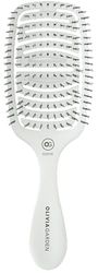 Olivia Garden - Essential Care Flex Bristles para Cabello Fino Ice White. Cepillo Desenredante para Cabello Fino Mojado o Seco