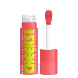 NYX Professional Makeup Fat Cheeks Juicy Blush, Liquid Blush, Up to 12H Wear, Hydrating & Buildable, Dewy Finish, Shade: Fig Fizz, 8ml