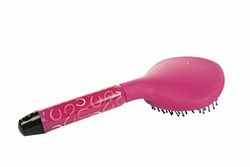 HKM 70403900 – para Cola y Crin Cepillo – Herradura, M, Color Rosa