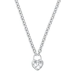 JOOP ! collier avec pendentif en argent sterling 925 dames collier, 42+3 cm, argent, cœur, Livré dans une boîte cadeau de bijoux, 2030928