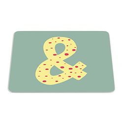 Bonamaison, Rectangular Digital Printed Mouse Mat Non-Slip Bottom for Office and Home Size: 22 x 18 cm