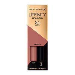 Max Factor LipFinity Classic Batom Tom 160 Iced - Passo 1: 2,3 ml Passo 2: 1,9 g