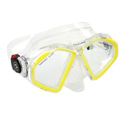 AQUALUNG Hawkeye Dykmasker Transparent Yellow L