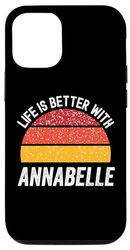 iPhone 15 Pro Life Is Better With Retro Sunset Distressed Stripes Graphic Case