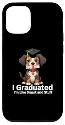 Carcasa para iPhone 13 Funny I Graduated Now I 'm like smart and stuff tee