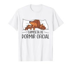 Divertida Camisa De Dormir Pijama Perro Camiseta