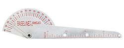 Baseline 12-1016 Stainless Steel Finger Goniometer, 1 Hand Design