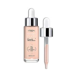 L'Oréal Paris True Match Tinted Serum Foundation, 1% Hyaluronic Acid, Hydrating Formula, Replumps Skin in 1 Hour for a Natural Glowing Finish, 30 ml, Shade 1-2 Rosy Light