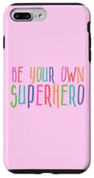 Coque pour iPhone 7 Plus/8 Plus Soyez votre propre super-héros, héros, graphisme coloré, couleurs