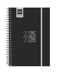 Finocam - Agenda Espir Corso 2025 2026 Settimana Vista Orizzontale Settembre 2025- Agosto 2026 (12 mesi) Nero Spagnolo