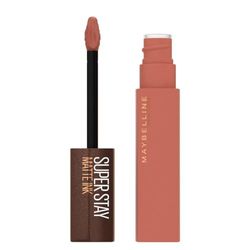 Maybelline New York Rossetto Matte SuperStay Matte Ink, Tinta Labbra a Lunga Tenuta, Colore Intenso e Vibrante, No Transfer, Coffee Edition, Hazelnut Hypnotizer (260), 5 ml