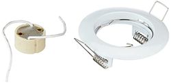 Aro ZAMK fixo redondo branco (PVC)