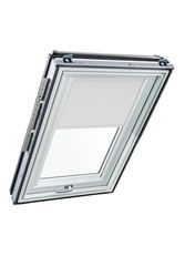 Tenda Plissettata Roto ZFA per Finestre per Tetti Roto Guide Bianco Tenda Plissettata Per Finestre per Tetti Roto delle Serie Designo R6/R8, i8 e Classic 64/84 Dimensioni 114/160 | 11/16 Bianco