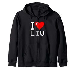 Me encanta Liv, me encanta Liv Sudadera con Capucha