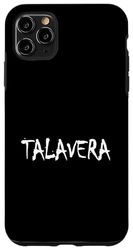 Carcasa para iPhone 11 Pro Max Talavera Apellido Estadounidense Hispano Mexicano Español Familia