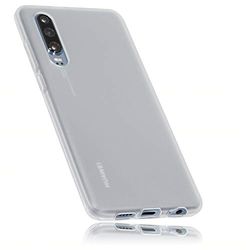 Mumbi hoes compatibel met Huawei P30 telefoonhoes telefoonhoes transparant wit