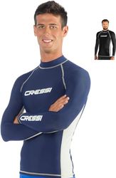 Cressi Rash Guard-t-shirt para homem de manga comprida em tecido elástico filtro de proteção UV UPF 50+