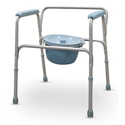 QUIRUMED Chaise de Toilette pour Les Aides Techniques avec WC