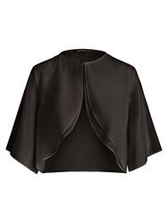 ApartFashion Chiffonbolero voor dames, zwart, normaal, zwart, L