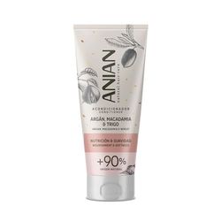 ANIAN - Balsamo Argan, Macadamia e Grano, 250 ml, per Capelli Secchi e Danneggiati, Nutrizione e Morbidezza, Nutre in profondità e Ripara i Capelli Più Lisci e Setosi, Facilita la pettinatura