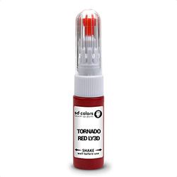 SD COLORS TORNADO RED LY3D compatible with VW/AUDI New Touch Up Paint Pen REPAIR KIT 20 ML SCRATCH CHIP BRUSH COLOR CODE LY3D TORNADO RED