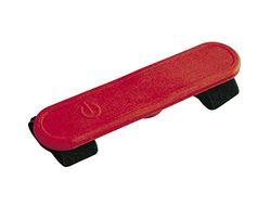 Nobby 77000 - Adesivo in Silicone a LED Flash, 12 x 3,5 cm, Colore: Rosso