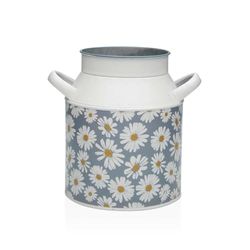 Versa Florero Flores Metal 16 x 20 x 20 cm