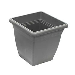 Tildenet Gardenware | Fyrkantig trädgård blomkruka | 30 cm |antracit|FPSQ32-A