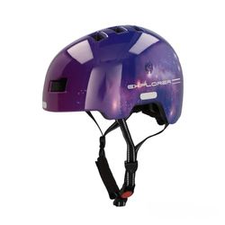 FISCHER Unisex ungdom cykelhjälm BMX barn Explorer S/M, svart, en storlek