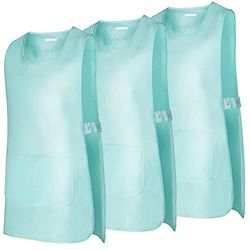 MISEMIYA Pack 3 Pcs-Schort Reiniging 868 (Pack van 3), Turkoois, M