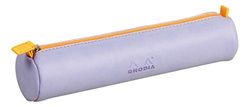 Clairefontaine Rhodiarama – Estuche redondo (piel sintética italiano, color morado
