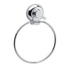 GEDY Hot Porta Salviette Ad Anello Filo Cromato Con Ventosa
