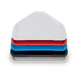 WAS 9605 482 Series 9605 Plateau trapézoïdale en polypropylène Bleu 48 cm x 34 cm