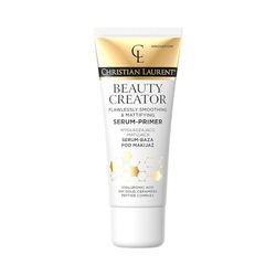 Christian Laurent Base de suero alisadora y matificante de Beauty Creator con ceramidas, péptidos y oro de 24 quilates, 30 ml
