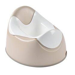 Béaba, ergonomisk inlärningskruka för barn, grepphandtag på toaletten, halkfri tätning, hygienisk, lättskött, tillverkad i Frankrike, lerjord
