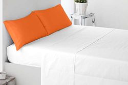 Miracle Home Pillow Case, Soft and Comfortable, Two Pieces, 135 cm orange