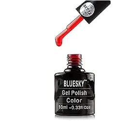 Bluesky Smalto Per Unghie Gel, Orange Metallic, Mt12, Arancia, Metallico (Per Lampade Uv E Led) - 10 Ml