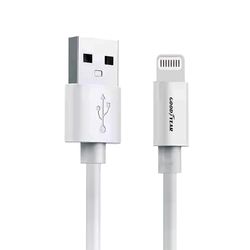 Goodyear 1 cable USB a Lightning 2.0 de 100 cm para iPhone 14/14 Plus/14 Pro/14 Pro Max/13/13 Mini/13 Pro/13 Pro Max/12/12 Mini/12 Pro/12 Pro Max/SE/11/11 Pro Max/XR/XS Maxi/XS/X/8/8/8 Plus / 7. 7