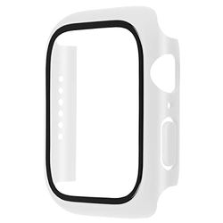 mumbi Custodia protettiva con vetro temperato compatibile con Apple Watch Series 1/2/3, 42 mm, trasparente
