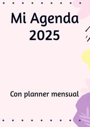 Mi agenda 2025: Con planner mensual