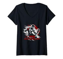 Donna Arti marziali miste MMA Maglietta con Collo a V