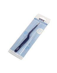 PME Pince de présentation Pince Épiler en Acier Inoxydable Bleu Taille M 165 mm