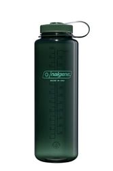 Nalgene Sustain Tritan BPA-fri vattenflaska tillverkad med material härledd av 50% plastavfall (med ISCC-certifierad massbalans), 1 360 g, bred mun, jade
