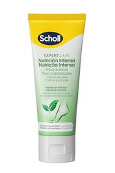 Scholl ExpertCare Crema de pies Nutrición Intensa para durezas - Hydratación produnda con alantoína y provitamina B5 para pies más lisos y suaves - 75ml