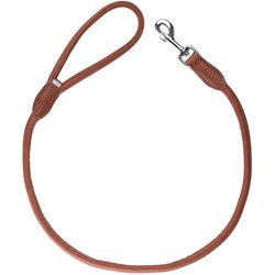 HUNTER Correa para Perros Redonda y Suave Canadian UP, Color coñac, Suave y Flexible, Correa de Mano, Correa de Mano, sostenible, Fabricada en Alemania, tamaño: 6/110