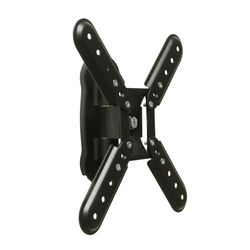 Amig - Vaste wandhouder voor televisies tot 94 cm (37 inch), maximaal gewicht 30 kg, van zwart staal, geschikt voor led-, lcd-, plasma-schermen